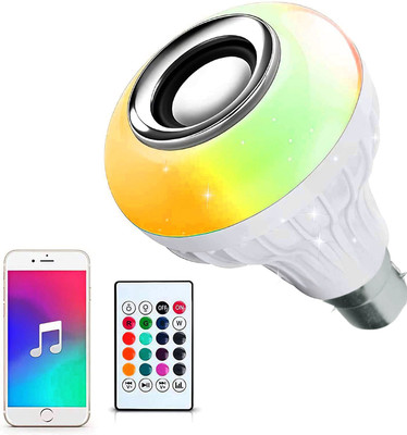AFFENDS FIRST CHOICE Wireless Portable RGB Light Color Changing Bluetooth Bulb Speaker for Home & Party Hall Decoration Smart Bulb