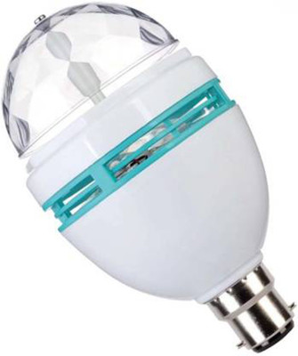 MOOZMOB UPGRADED VERSION Disco LED RGB Bulb Rotating Disco Bulb Dj Bulb Party Bulbs Colored Strobe Light Multicolor Bulb for Bedroom Hall Indoor Parties and More Single Disco Ball(Ball Diameter: 10 cm)