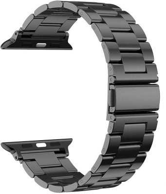 Maxpro Metal Band 45mm 44mm 42mm watch Strap Compatible with Series SE,7/6/5/4/3/2/1 Smart Watch Strap(Black)