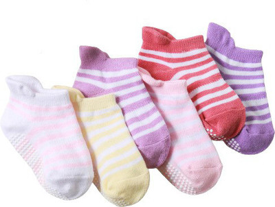 MOMISY Baby Boys & Baby Girls Striped Ankle Length(Pack of 6)