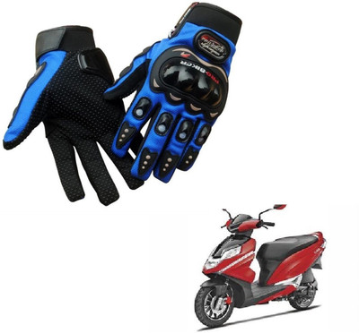 AuTO ADDiCT PRO BIKER GLOVES BLUE FOR HERO Dare Riding Gloves(Blue)