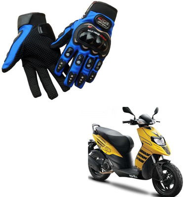 AuTO ADDiCT PRO BIKER GLOVES BLUE FOR APRILIA Storm 125 Riding Gloves(Blue)