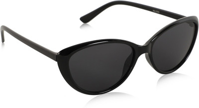 Alchiko Cat-eye Sunglasses(For Men & Women, Black)