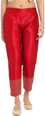 PINOVO Regular Fit Women Black Trousers