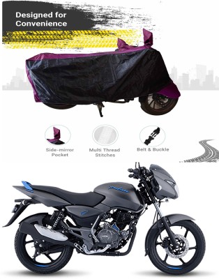 Ascension Two Wheeler Cover for Bajaj(Pulsar 125 Neon, Black, Purple)