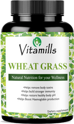 Vitamills Wheatgrass 800 mg Capsules(30 Capsules)
