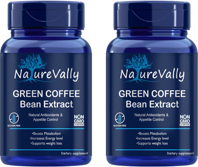 NatureVally Green Coffee Bean Extract 800mg for Weight Loss Capsule(2 x 60 Capsules)
