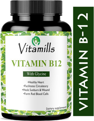 Vitamills Organic B Complex Vitamins B12 and Biotin (Advanced)(30 Capsules)