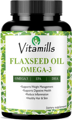 Vitamills Ultra Flaxseed extract capsules Omega 369(60 Capsules)