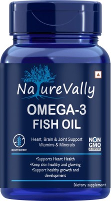 NatureVally Nutrition Advanced Fish Oil (Triple Strength) With 1000Mg Omega 369 Advanced(60 Capsules)