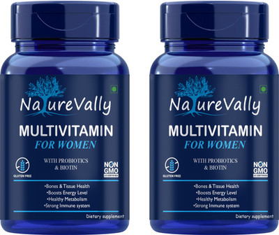 NatureVally Multivitamin For Women Advanced(2 x 60 Capsules)