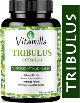 Vitamills Tribulus Terrestris Advanced Testosterone Booster (Gokshura)(Advanced)(60 Capsules)