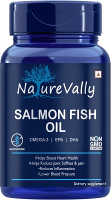 NatureVally Salmon Fish Oil 1000mg Triple Strength 660mg(60 Capsules)