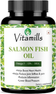 Vitamills Salmon Fish Oil 1000mg Triple Strength 660mg Advanced(60 Capsules)