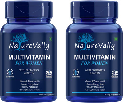 NatureVally Multivitamin For Women Pro(2 x 60 Capsules)