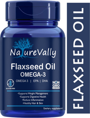 NatureVally Ultra Flaxseed extract capsules Omega 369 (Ultra)(60 Capsules)