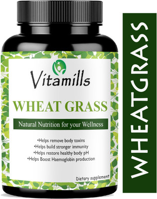Vitamills Wheatgrass 800 mg Capsules(Ultra)(30 Capsules)