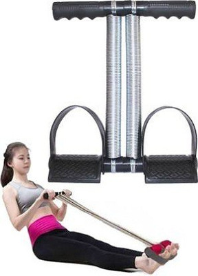 PIRENE Double Spring Tummy Trimmer For Men & Women, Abs Exerciser For Home & Gym Use Ab Exerciser(Black)