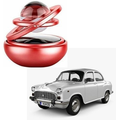 Dvis Orange Car Freshener Diffuser Double Red Ring Solar Air Freshner for Ambassador 2.0D(150 ml)
