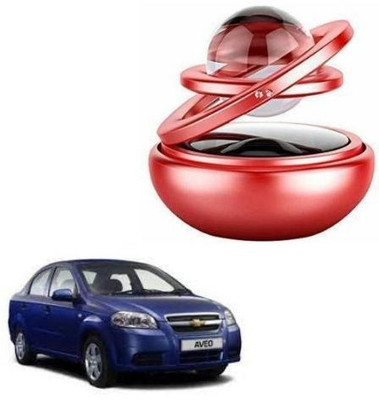 Dvis Orange Car Freshener Diffuser Double Red Ring Solar Air Freshner for Chevrolet Aveo(150 ml)