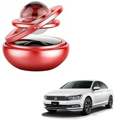 Dvis Orange Car Freshener Diffuser Double Red Ring Solar Air Freshner for Volkswagen passat(150 ml)