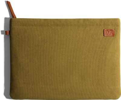 DailyObjects Olive Green Skipper Sleeve Large - MacBook/Laptop up to 15 inch Laptop Sleeve/Cover(Green, 15 inch)