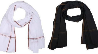 SHRI ANAND Cotton 200 GSM Bath, Face, Hand Gamcha Set(Pack of 2)