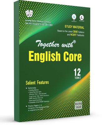 Rachna Sagar Together with CBSE Question Bank Study Material English Core Term 2 Class 12 Exam 2022(Paperback, Rachna Sagar)