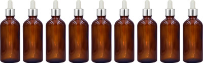 nsb herbals 100 ml Glass Bottle(Pack of 9, Brown)