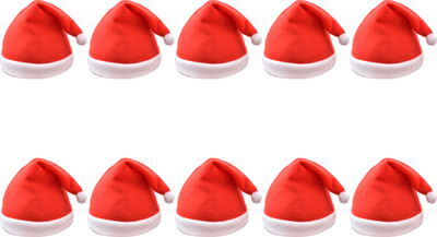 THE CLICK INDIA Santa Cap Cap(Pack of 10)