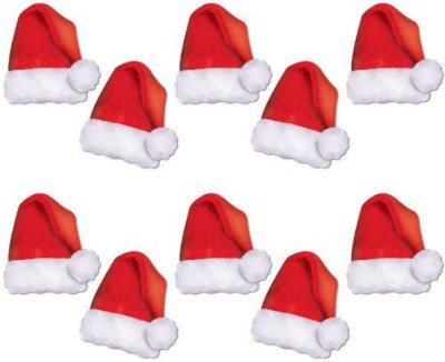 Brown Leaf Santa Cap Cap(Pack of 10)