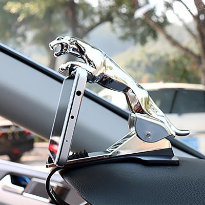 Triangle Ant Car Mobile Holder for Anti-slip, Clip, Dashboard(Silver)