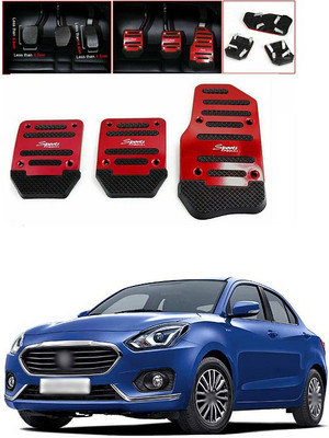 PRTEK CAR 3pcs Nonslip Car Pedal Pads Auto Sports Gas Fuel Petrol Clutch Brake Pad Cover Foot Pedals Rest Plate Kits For MT(Manual Transmission) A141 Car Pedal