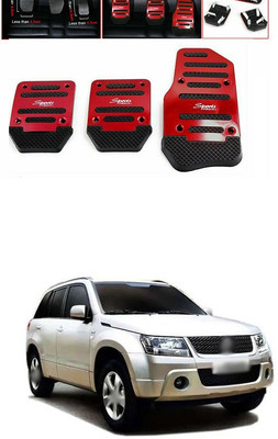 PRTEK CAR 3pcs Nonslip Car Pedal Pads Auto Sports Gas Fuel Petrol Clutch Brake Pad Cover Foot Pedals Rest Plate Kits For MT(Manual Transmission) A133 Car Pedal