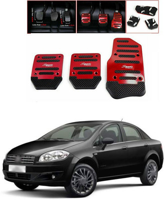 PRTEK CAR 3pcs Nonslip Car Pedal Pads Auto Sports Gas Fuel Petrol Clutch Brake Pad Cover Foot Pedals Rest Plate Kits For MT(Manual Transmission) A54 Car Pedal
