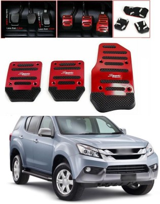 PRTEK CAR 3pcs Nonslip Car Pedal Pads Auto Sports Gas Fuel Petrol Clutch Brake Pad Cover Foot Pedals Rest Plate Kits For MT(Manual Transmission) A100 Car Pedal