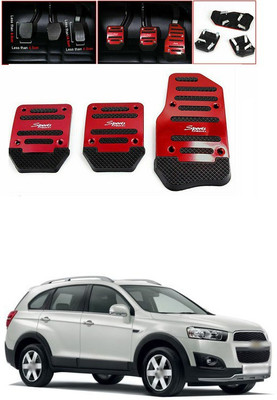 PRTEK CAR 3pcs Nonslip Car Pedal Pads Auto Sports Gas Fuel Petrol Clutch Brake Pad Cover Foot Pedals Rest Plate Kits For MT(Manual Transmission) A45 Car Pedal