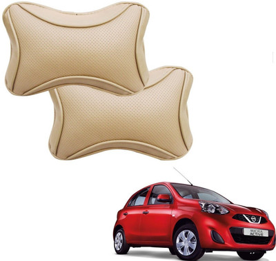 KOZDIKO Beige Polyester Car Pillow Cushion for Nissan(Rectangular)