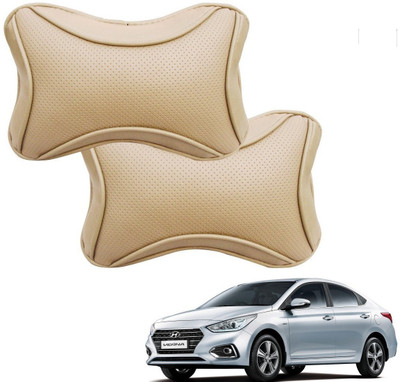 KOZDIKO Beige Polyester Car Pillow Cushion for Hyundai(Rectangular)