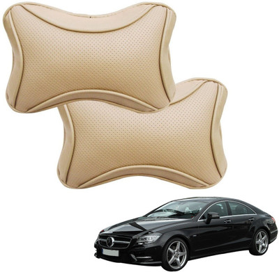 KOZDIKO Beige Polyester Car Pillow Cushion for Mercedes Benz(Rectangular)