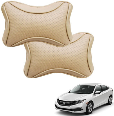 KOZDIKO Beige Polyester Car Pillow Cushion for Honda(Rectangular)