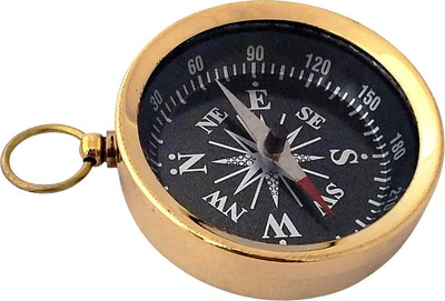 Shoptreed Antique Nautical Brass Pocket Compass Compass(Gold)