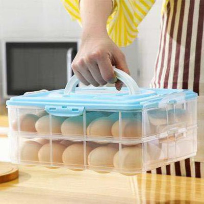 TAPUJI Plastic Egg Container  - 4 dozen(Multicolor)