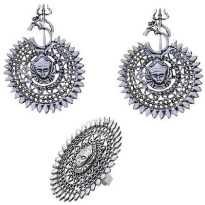 DENICRAAS Alloy Sterling Silver Silver Jewellery Set(Pack of 1)