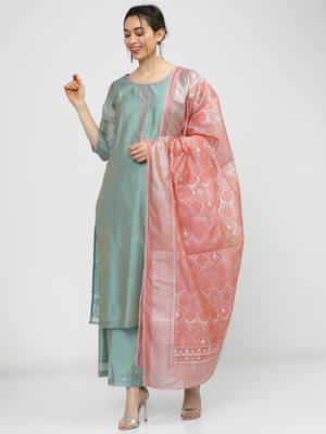 Vishudh Women Kurta Palazzo Set