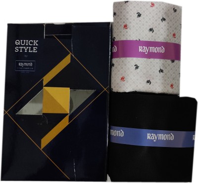 Raymond Cotton Blend Solid, Printed Shirt & Trouser Fabric