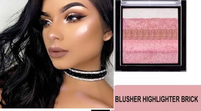 GFSU INSTANT GLOW SHIMMER BRICK WASH OFF FACE HIGHLIGHTER Highlighter(MULTI SHADES)