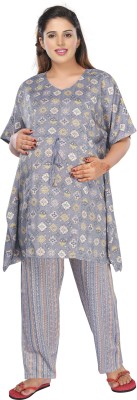 Mamma's Maternity Floral Print Rayon Women Kaftan