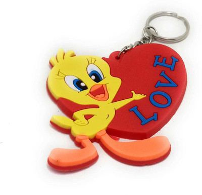 Key Era Tweety Heart Love Key Chain