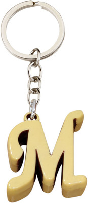 BLESSINGS Plastic Letter M Key Chain